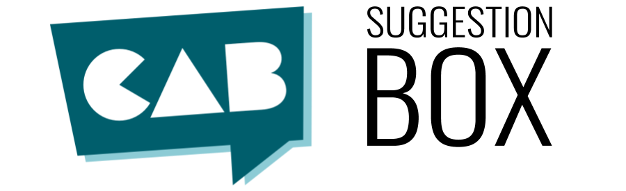 CAB Suggestion box logo
